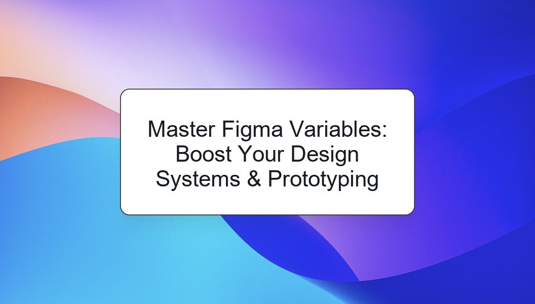 Master Figma Variables: Boost Your Design Systems & Prototyping