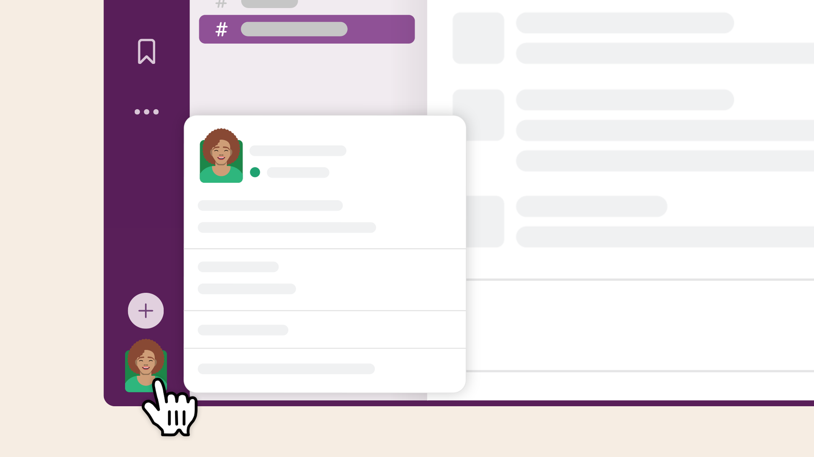 Archived Slack notification UI example showing an in-app alert
