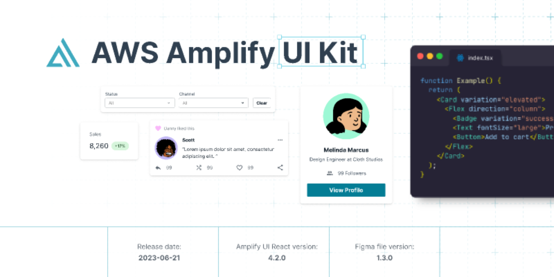 AWS Amplify UI Design System Example