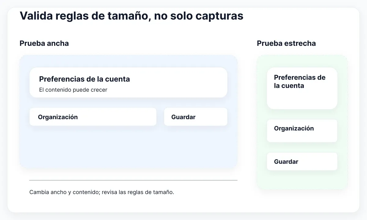 Muestras explicativas de layout; no son capturas de ninguno de los editores.