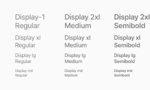 Emviui figma typography