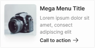 figma mega menu component