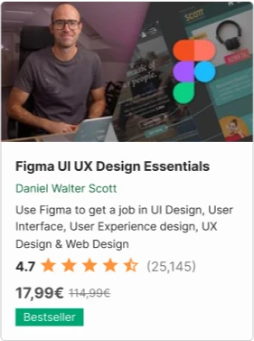 Figma course card component